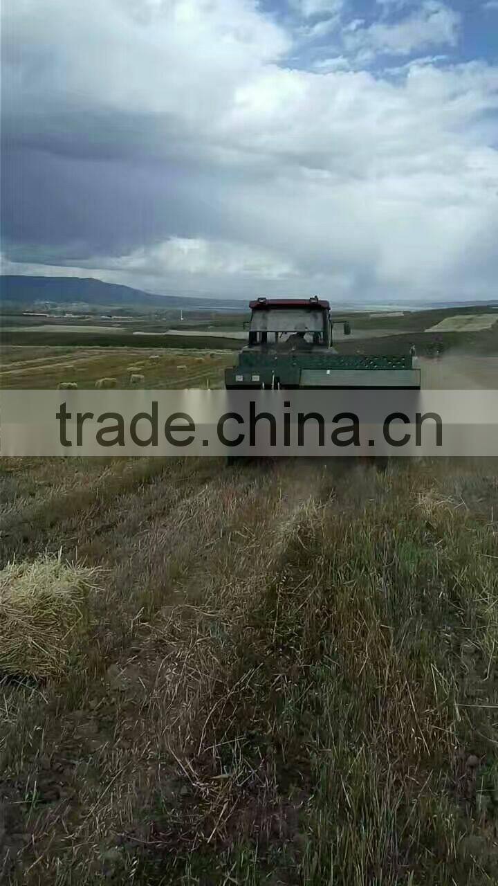 Grass Mower with Swather and Rectangular Baler