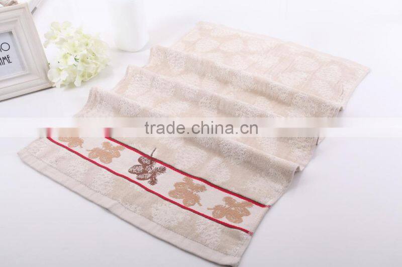 embroidery face bath towels set