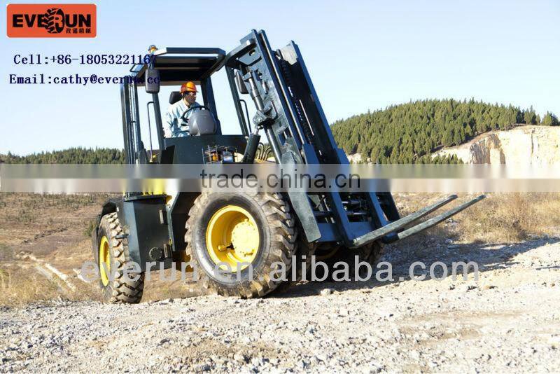 Everun 10T All Terrain Forklift / Articulated Four-Wheel Drive Forklift (ER10000)