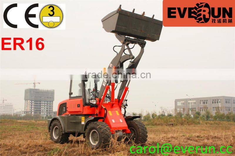 Everun ER16 Farm tractor Front End Loader mit 1.6 ton CE Approved Radlader