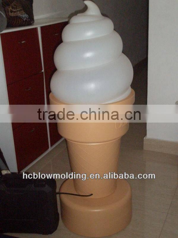 OEM Blow Molding Ice-cream plastic tank Ice cream Display billboards mould Huizhou factory