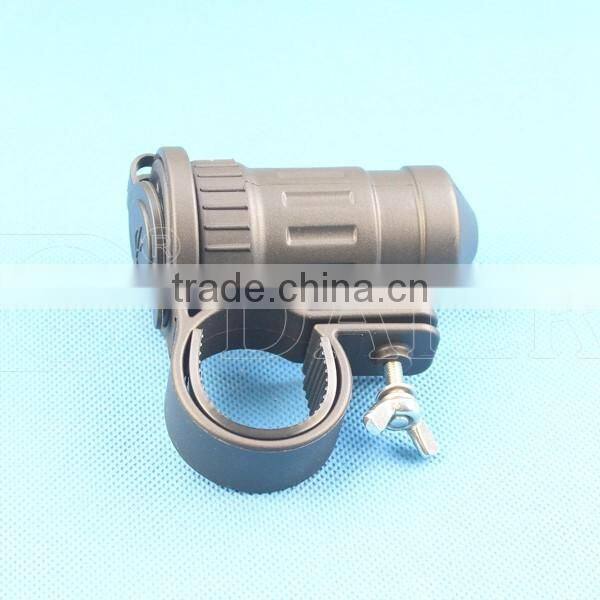 Double Port Motorcycle Car USB Charger Socket With Waterproof Cover