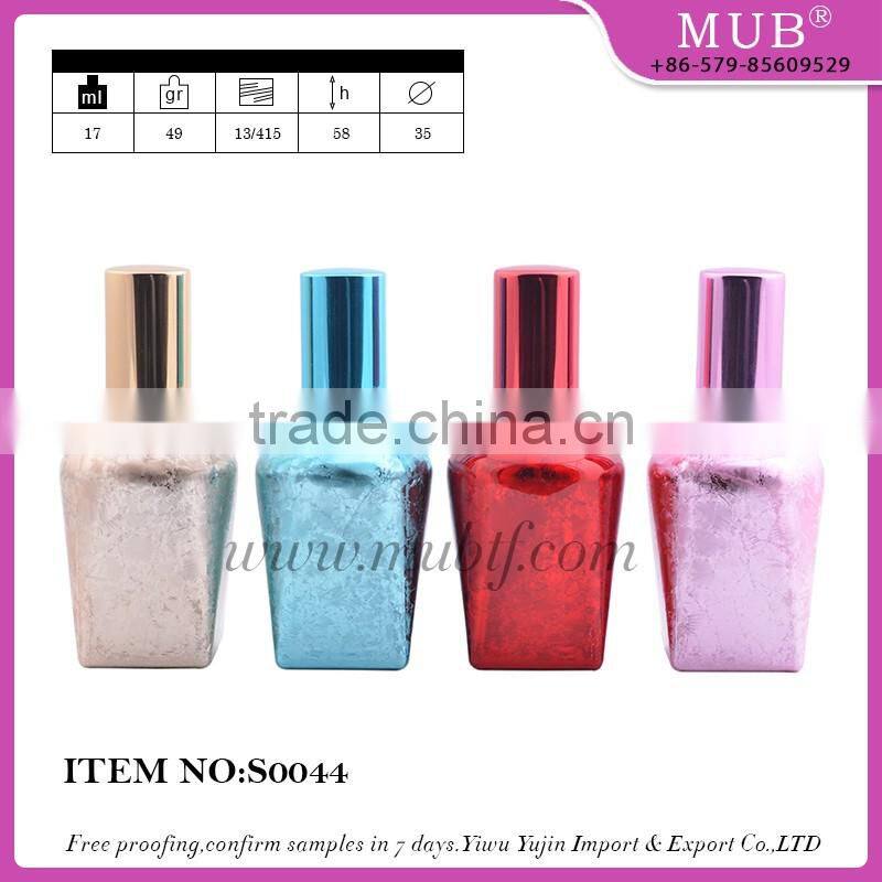 SOO42 mini screw sprayer bottle perfume glass bottle logo printed