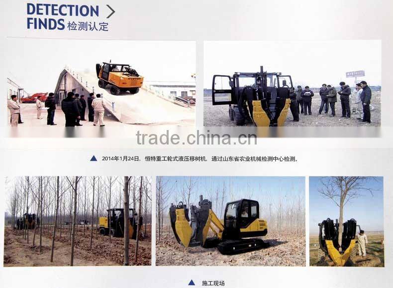 pick up truck mounted hydraulic tree transplanter/tree spade