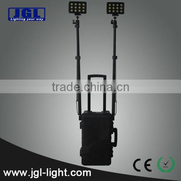 Guangzhou portable power source ems police equipment RLS-72w portable led remote area lighting system military police equipment