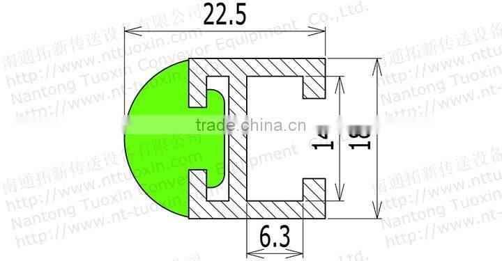 G6 Profile Sideguide for Conveyor