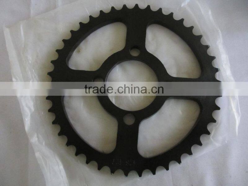 Durable lower price Motorcycle spare parts of chain and sprocket set