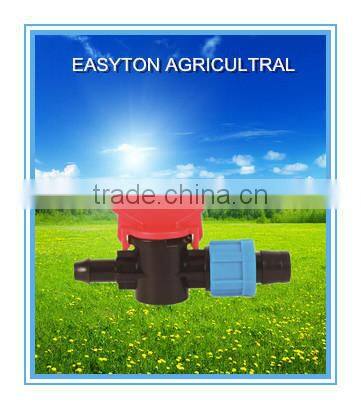 Off take Tape Valve with T Grommet ;irrigation drip tape fitting