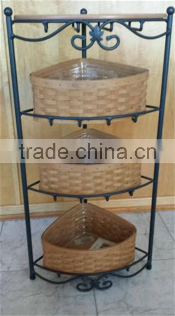 Flexible Floor Standing Good Looking Flower Basket Stand
