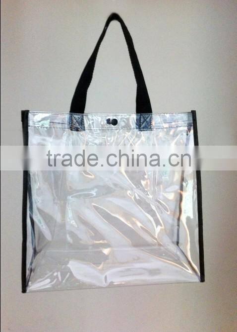 Wholesale pvc cosmetic bag,pvc tote bag,pvc zipper tote bag for promotion