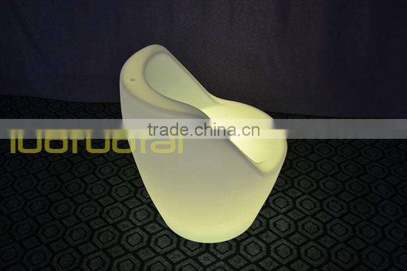 Heavy PE plastic illuminated led bar furniture waterproof remote control led bar sofa LTT-SA13