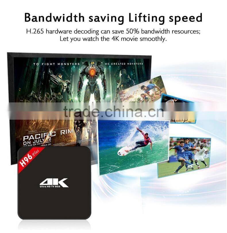 New Arrival Popular H96 Plus Amlogic S905 Android 5.1 TV Box 2GB+16GB Android TV Box For Wholesale