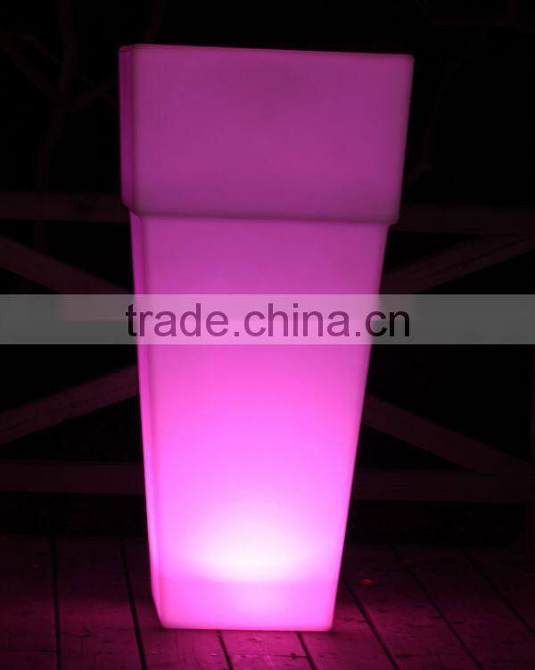 FO-9530 LED Illuminate Flower Planter, Home Ornaments Flower Pots, Tall Flower Vase