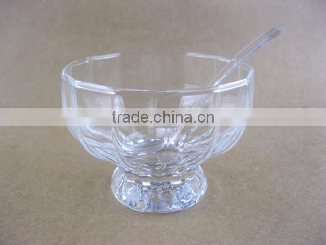 Glass of ice cream bowl / glass bowl / glassware
