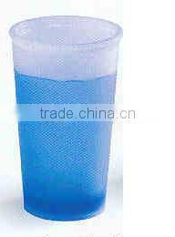 plastic ice cup with handle in new style