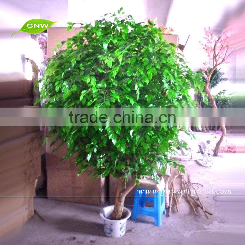 BTR038 GNW decorative artificial ficus microcarpa bonsai trees for garden decoration