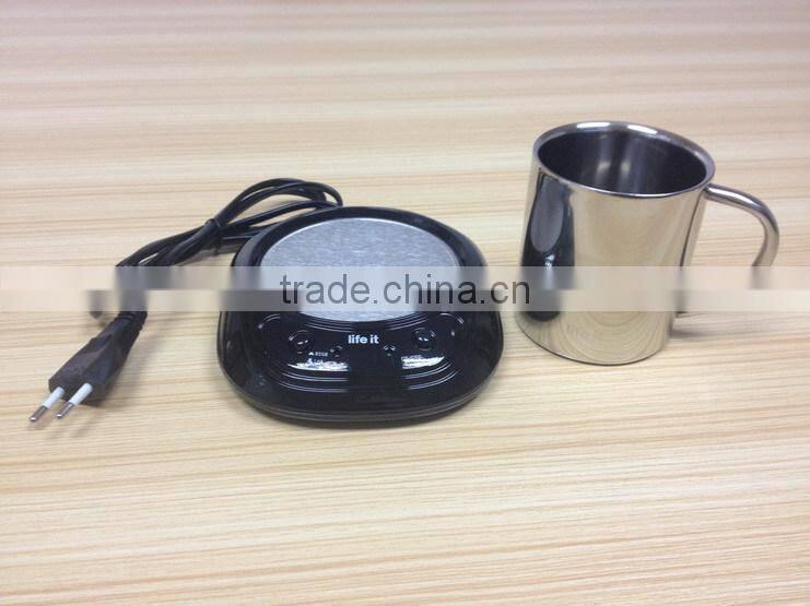 Double wall coffee cup, coffee heater
