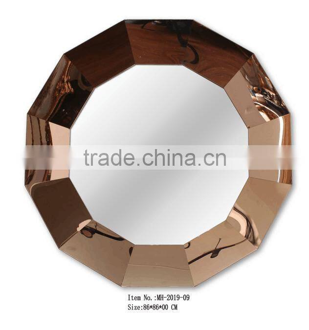 MH-2019-09 Stainless steel modern decorative mirror
