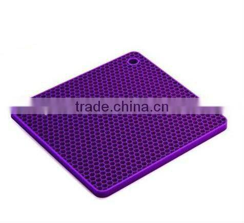 heat resistant square silicon table mat