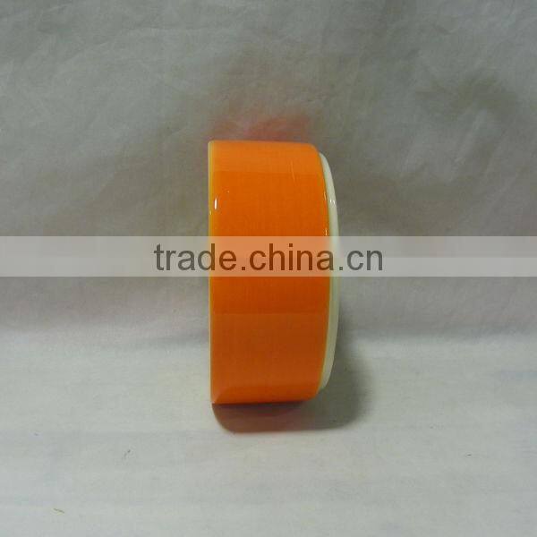 Ceramic Dog Bowl With Orange Color