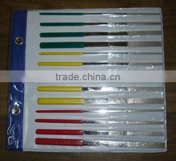 12pcs/set Electroplated Diamond Taper Files Sets