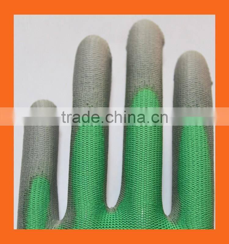 Hyflex PU Palm Coated Gloves Metal Detecting Finger Sensitivity Breathable Gloves