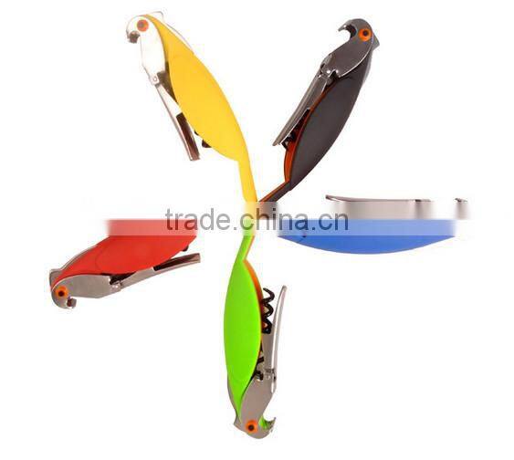 Stainless Steel Parrot shape Wine opener , Bottle opener