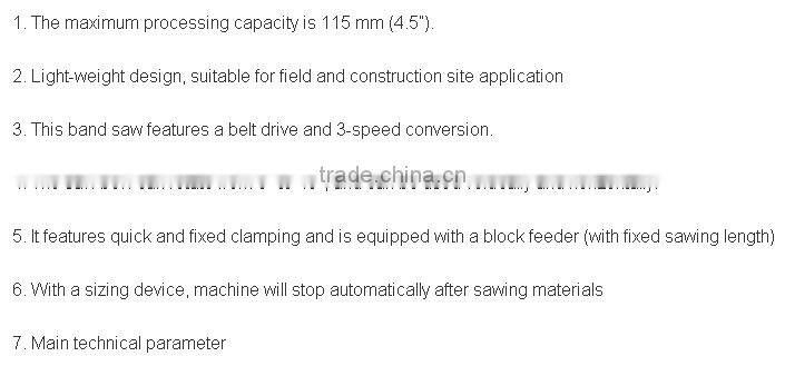 Metal Cutting Band saw BS-115A