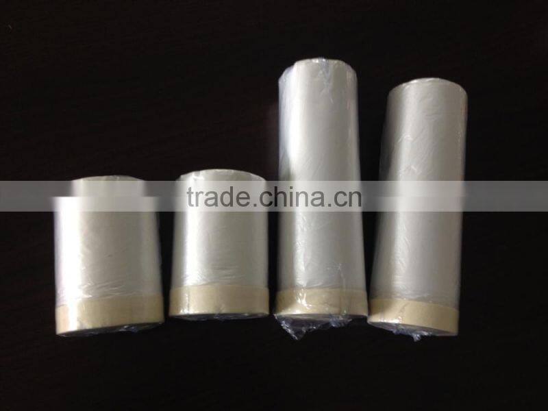 HDPE pretaped masking film for painting