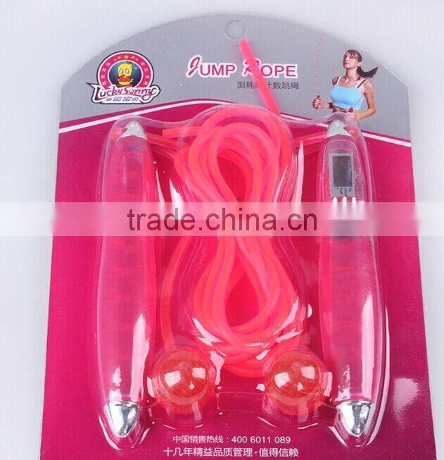 Factory Price LCD Counter Calorie Timer Crossfit Digital Jump Skipping Rope