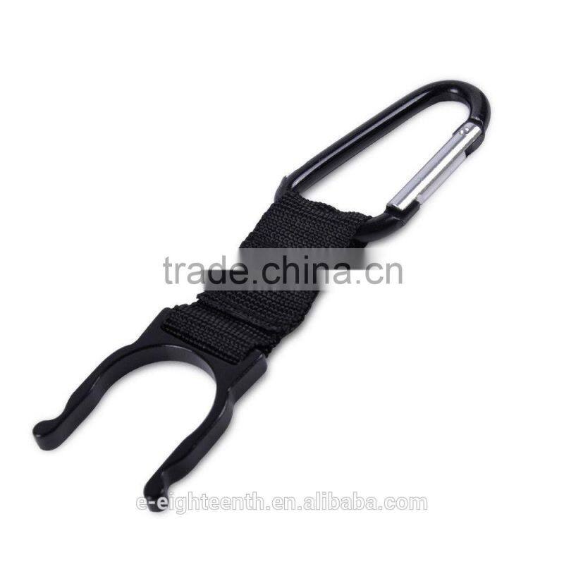 new 2016 higgh quality Water Bottle Holder Outdoor Travel Sports Carabiners Water Bottle Holder Keychain Buckle Hook