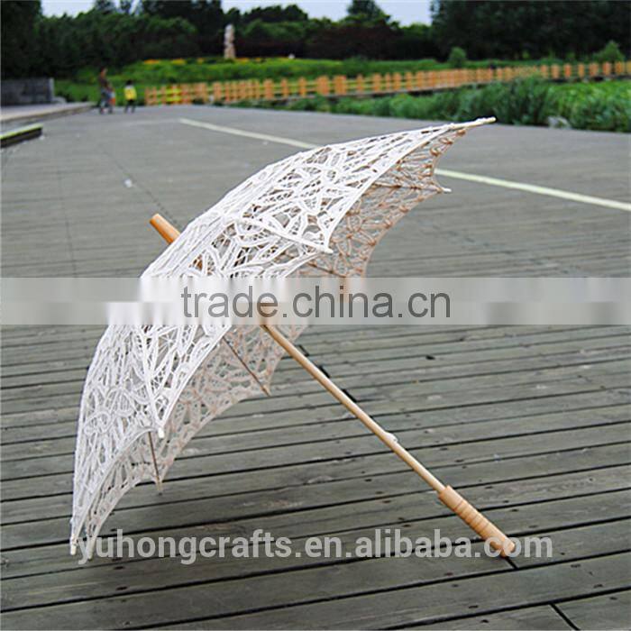 Popular Floral Lace Parasol in Vintage Style