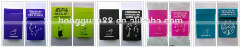 New arrival customized 20 pack silicone cigarette case with OEM service available