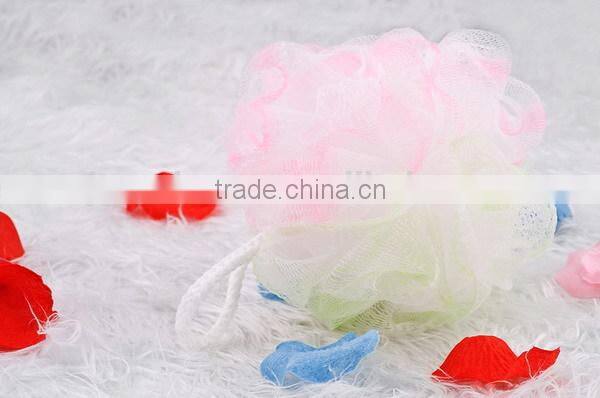 Nylon Made Scrub Mesh Net Bath Ball Cleaning Tool Soft Exfoliate Puff Sponge