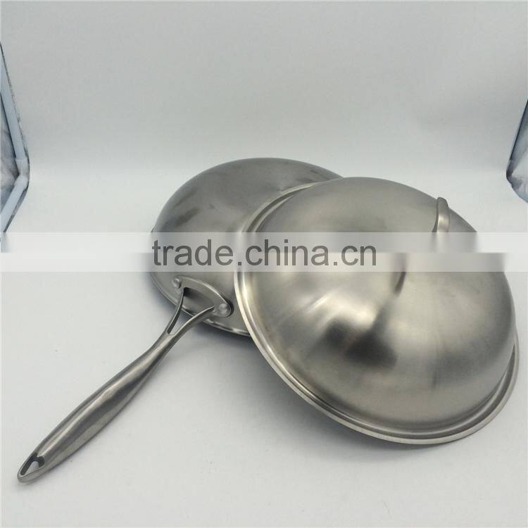 Thick Coating Stainless Steel Non-stick Fly Pan