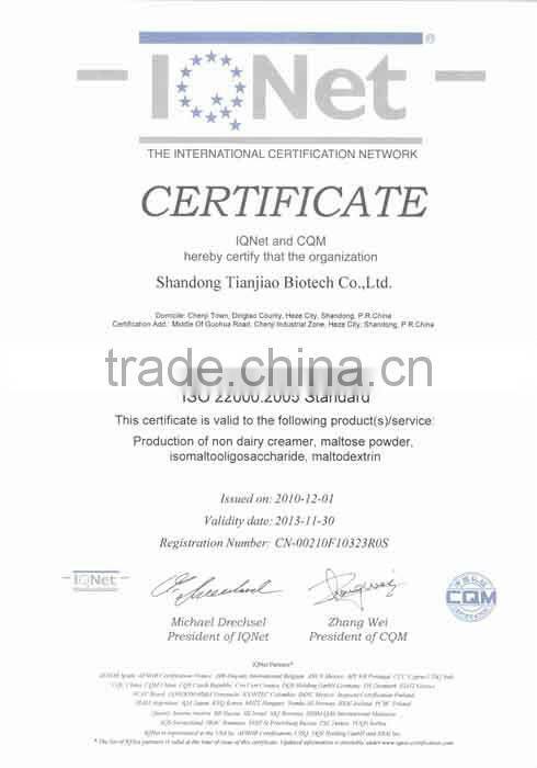 non dairy creamer for Acid Drink