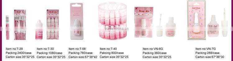 Newair friendly 2g high quality nail glue for nail salon