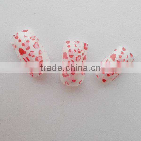 French nail tips hair extensions