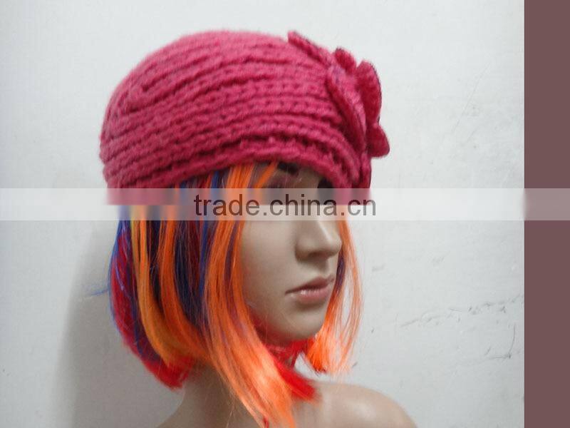 Beanie Knit Crochet Cap Hat/ Winter Fall Womens Fashion Beanie