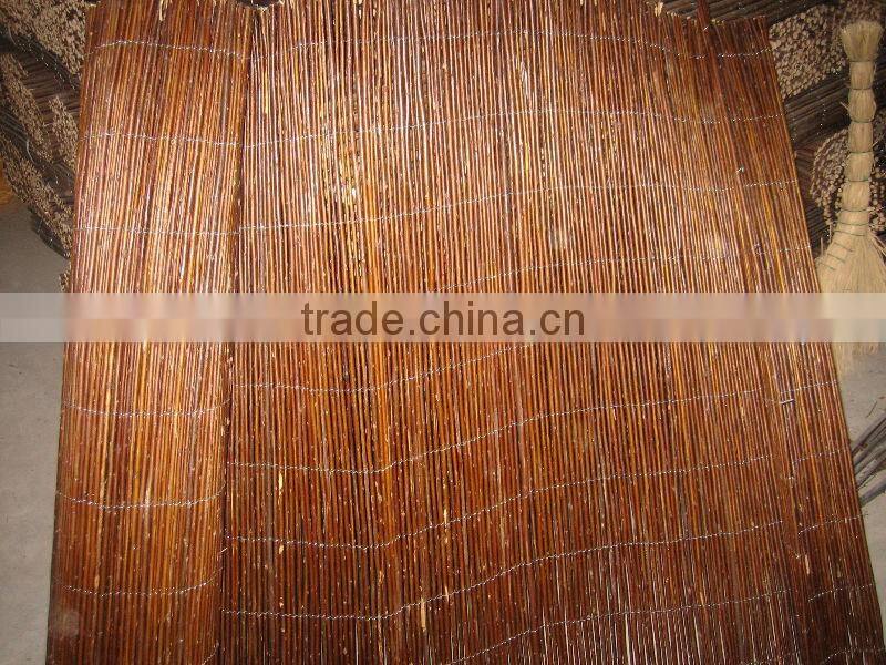 willow fence for gardening