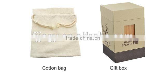 2016 wireless mini bamboo bluetooth speaker