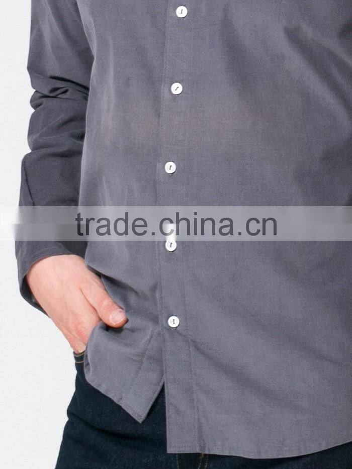 The classic collared button-down shirts comfy 100% Cotton white shirts