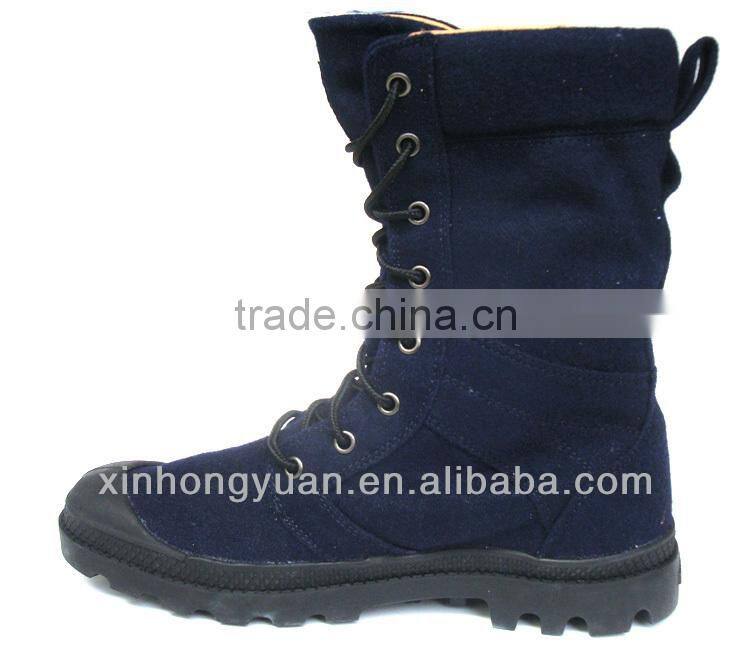 100%wool felt military boots