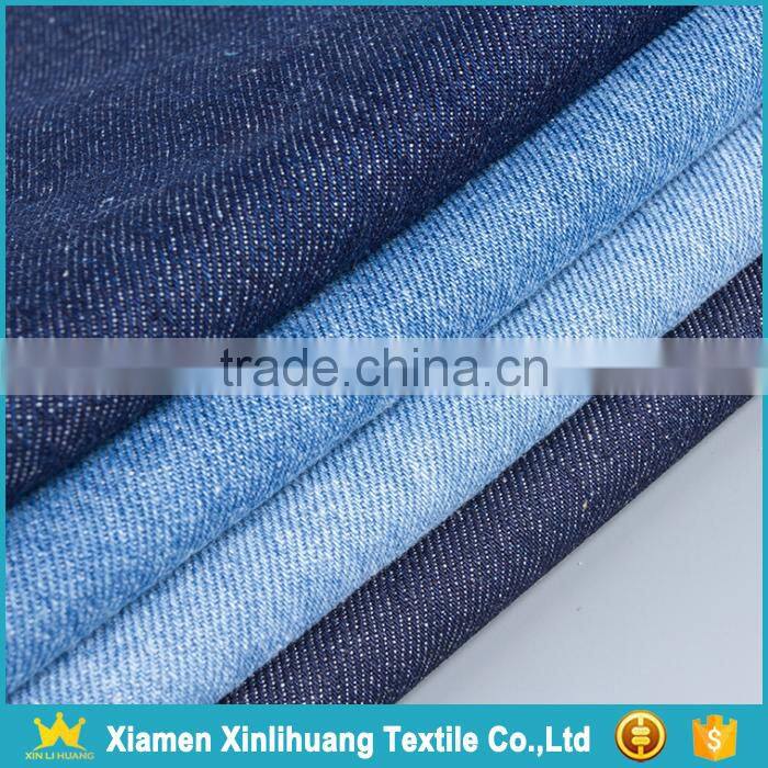 Popular Style Washed 6 OZ 100% Cotton Twill Denim Fabric for Jeans