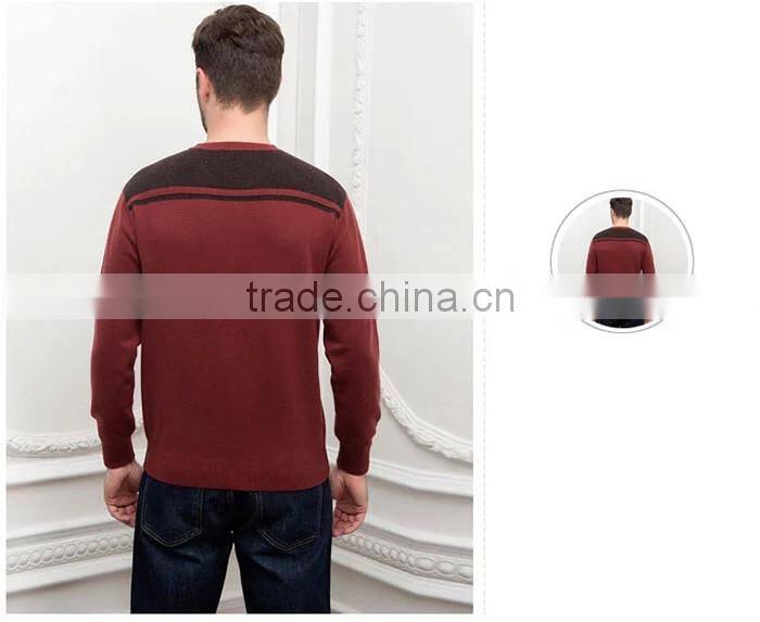 knitwear manufacturer custom design cashmere sweater for man