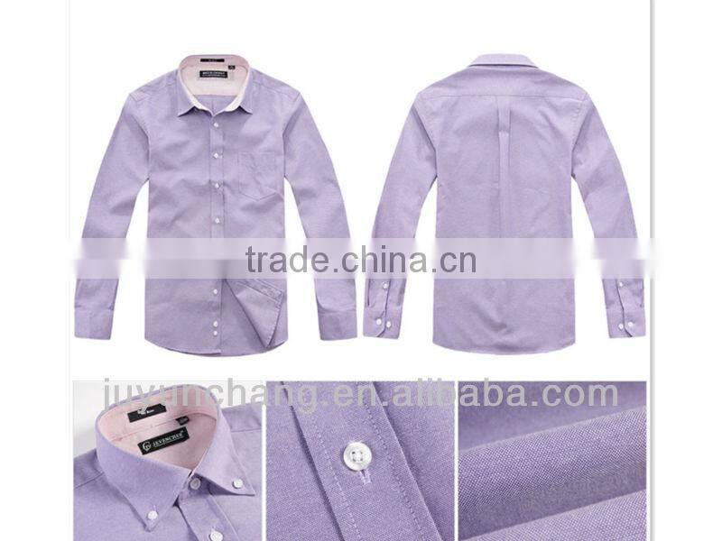 latest oxford pure color mens outdoor shirt