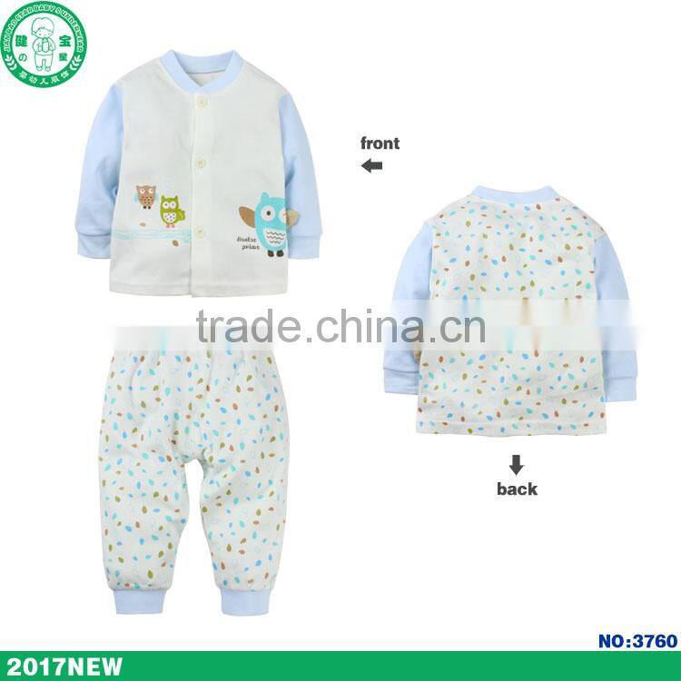 China low price high quality 2 pieces matching baby clothing wholesale infant, toddler clothes set