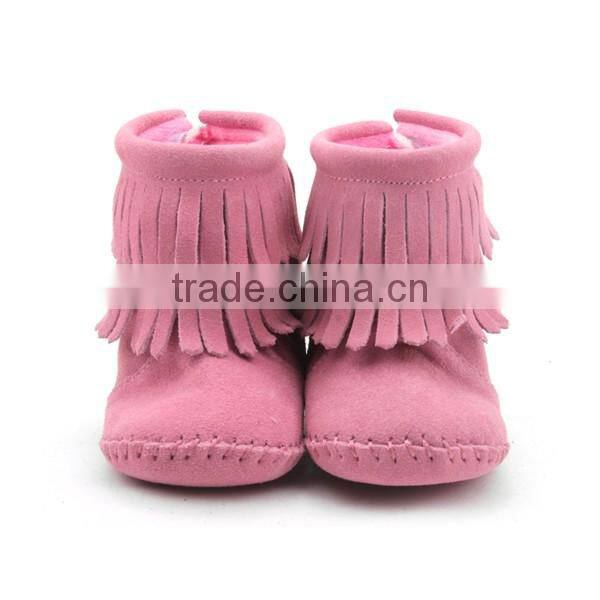Wholesale Cute Fashion Baby Tassels kids snow walking shoe
