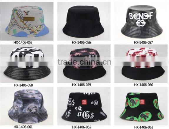 wholesale custom-made design your own blank plain custom tie dyed bucket hat promotional OEM high quality fishing cap
