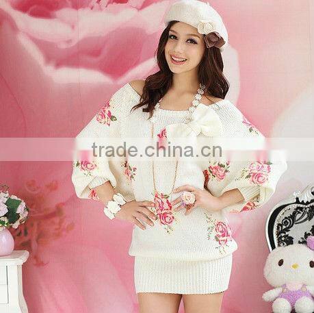 2013 New Wholesale Manufacture Ladies Dresses Knitwear